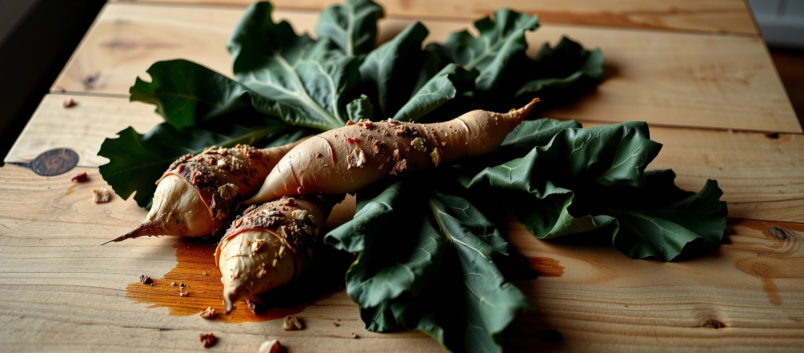 Sezonowe warzywa w porannym świetle